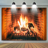 Kamin Hintergrund Innere Jahrgang Familie Foto-Shooting Hintergrund